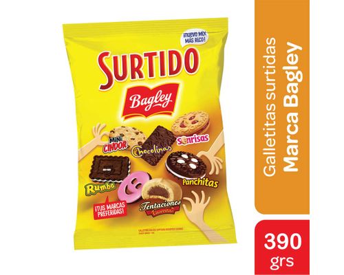 GALLETITAS SURTIDO BAGLEY X390 GRS